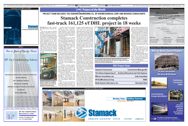 DHL Stamack NY Journal 2
